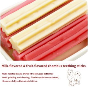 Milk-Flavored Wedge Dental Chews for Dogs – 3.5 oz (100 g)