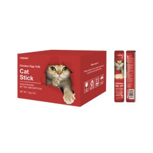 Chicken & Egg Yolk Lickable Cat Treats – 60 × 15 g