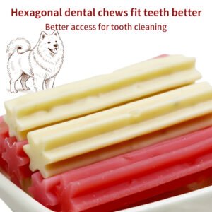 Milk-Flavored Wedge Dental Chews for Dogs – 3.5 oz (100 g)