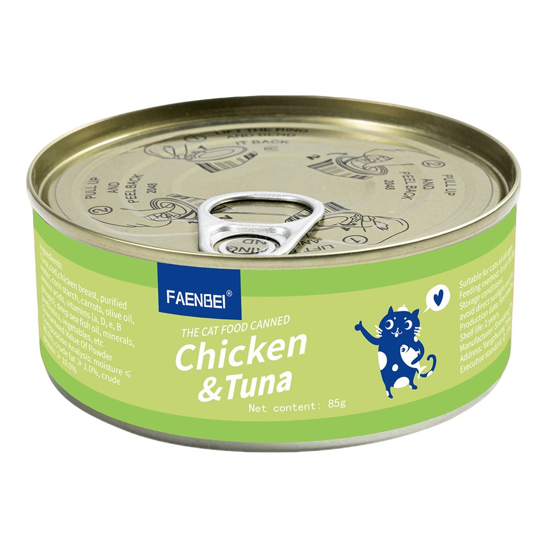 Chicken & Tuna Wet Cat Food – 3 oz (85 g)