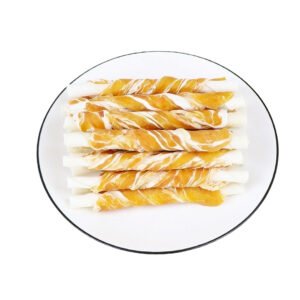 Chicken Wrapped Rawhide Rolls for Dogs – 14.1 oz (400 g)
